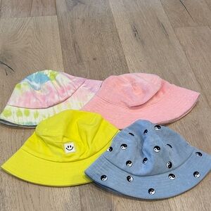 Colorful Kids Bucket Hat Set